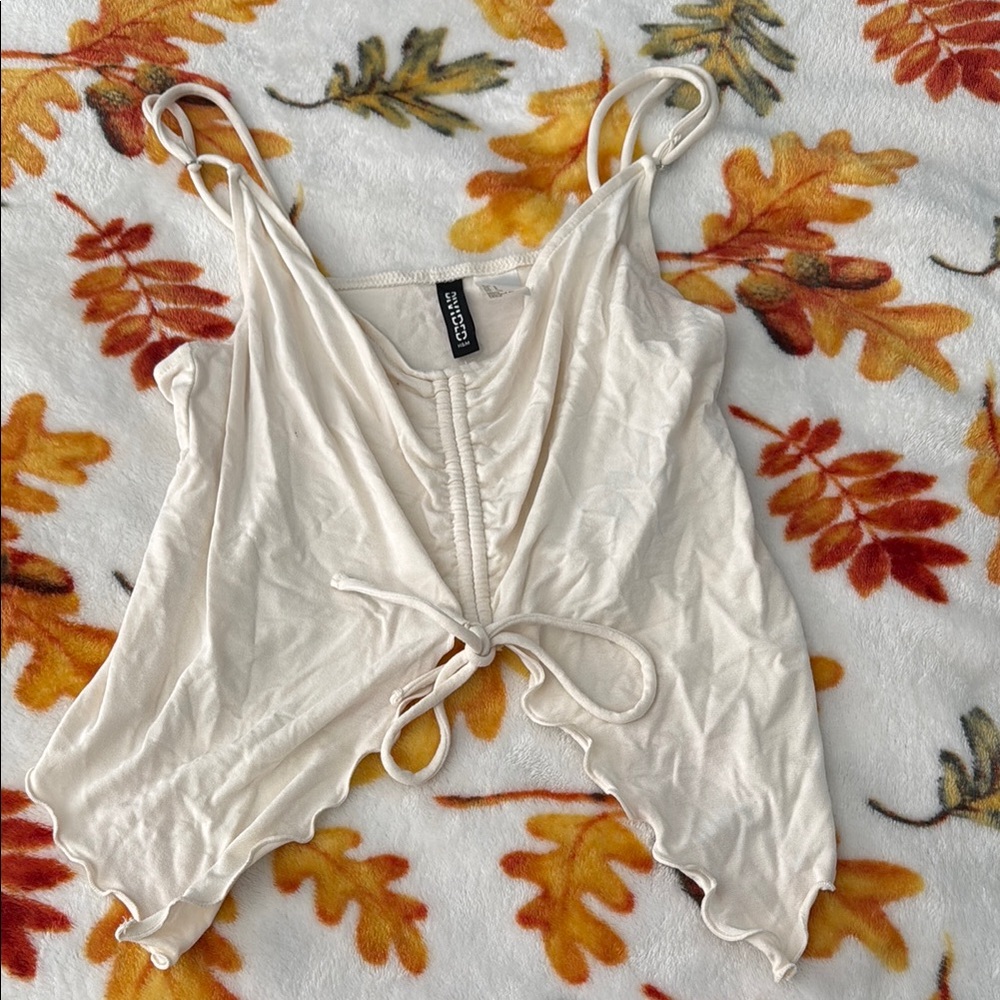 Coco Limon Cream Tank Top